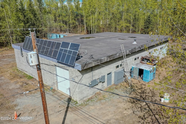 view of aerial view