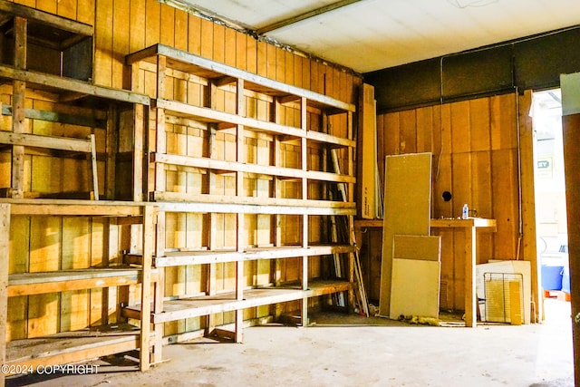 view of storage room