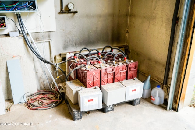 view of utility room