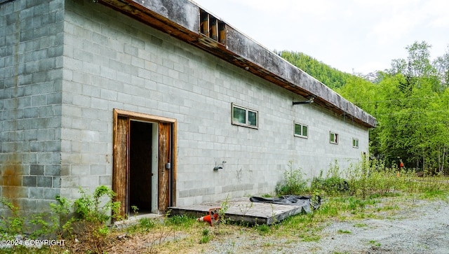 view of back of property