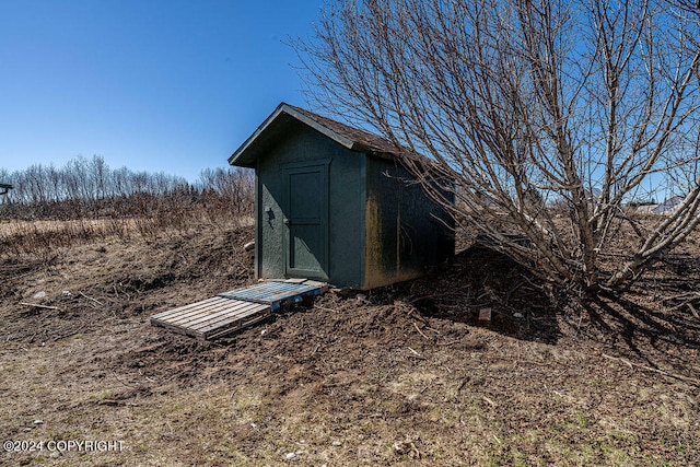 view of shed / structure