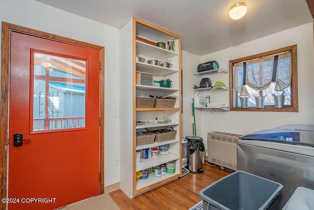 washroom featuring hardwood / wood-style flooring