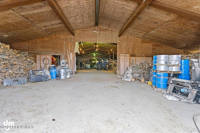 18226 Guernsey Rd, Wasilla, AK 99654 - misc room with lofted ceiling