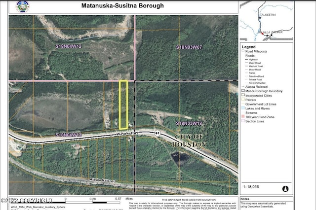 21529 W Parks Hwy, Houston AK, 99694 land for sale