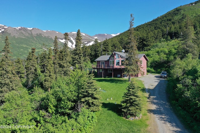 17041 Jacqueline Cir, Anchorage, AK 99516 - view of mountain backdrop featuring a forest
