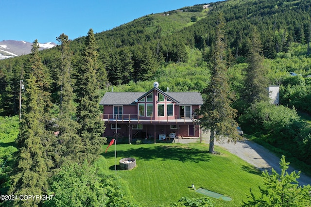 17041 Jacqueline Cir, Anchorage, AK 99516 - mountain view featuring a heavily wooded area