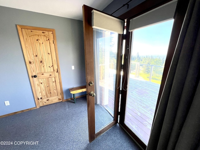 17041 Jacqueline Cir, Anchorage, AK 99516 - doorway with dark carpet