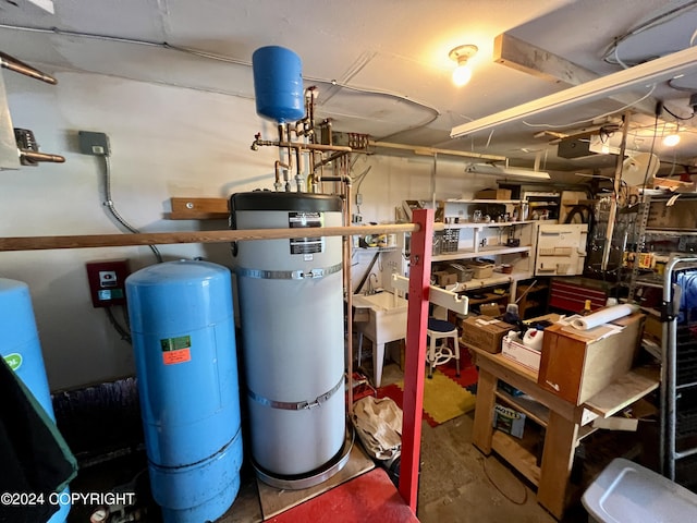 17041 Jacqueline Cir, Anchorage, AK 99516 - utility room with water heater