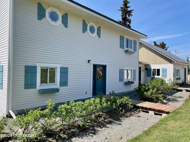 view of rear view of house