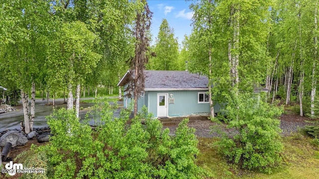 view of rear view of property