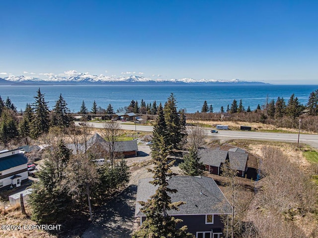 property view of water with a mountain view