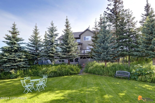 16268 Noble Point Dr, Anchorage, AK 99516 - view of grassy yard