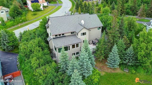 16268 Noble Point Dr, Anchorage, AK 99516 - view from above of property