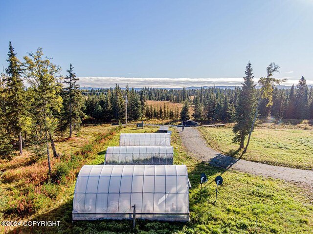 drone / aerial view featuring a rural view