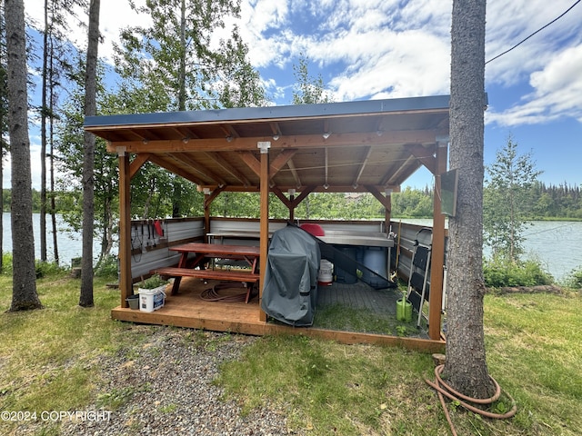 34335 Keystone Dr, Soldotna, AK 99669 - view of car parking featuring a water view