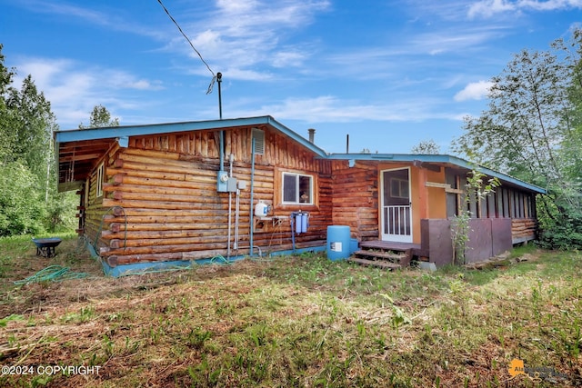 view of rear view of house