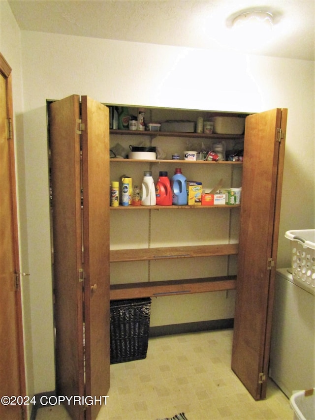 view of pantry