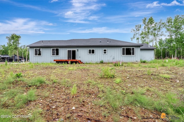 view of rear view of house