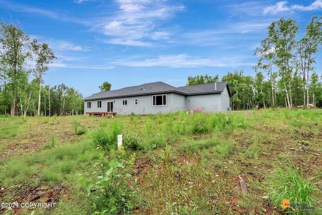 view of rear view of house