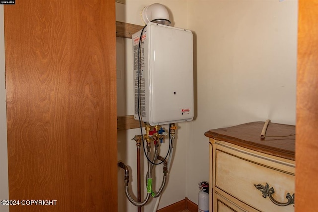 utilities with tankless water heater