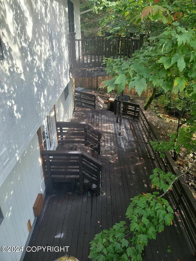 view of deck