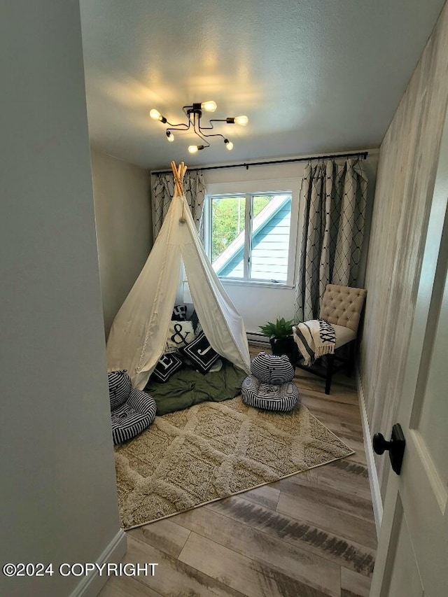 interior space featuring hardwood / wood-style flooring