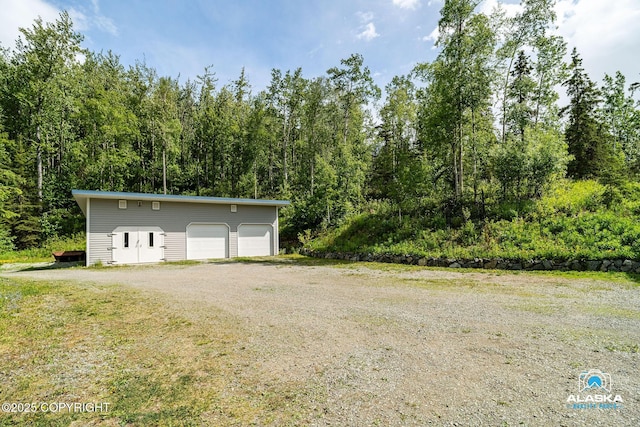 4477 Panther Dr, Eagle River, AK 99577 - view of detached garage