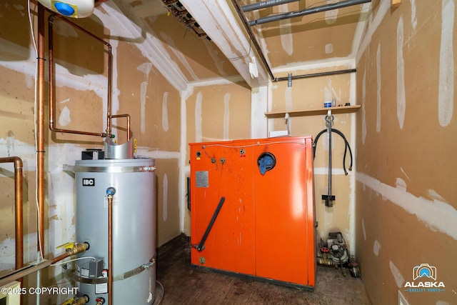 4477 Panther Dr, Eagle River, AK 99577 - utility room featuring water heater