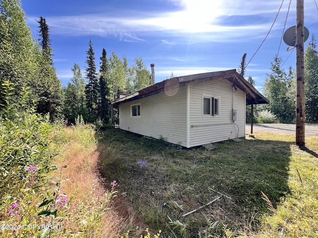 view of side of property