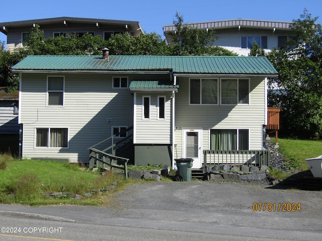 view of back of property