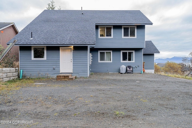 view of rear view of property