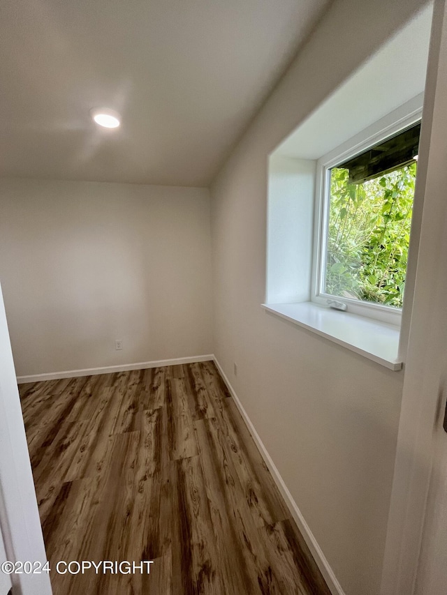 bonus room featuring hardwood / wood-style flooring