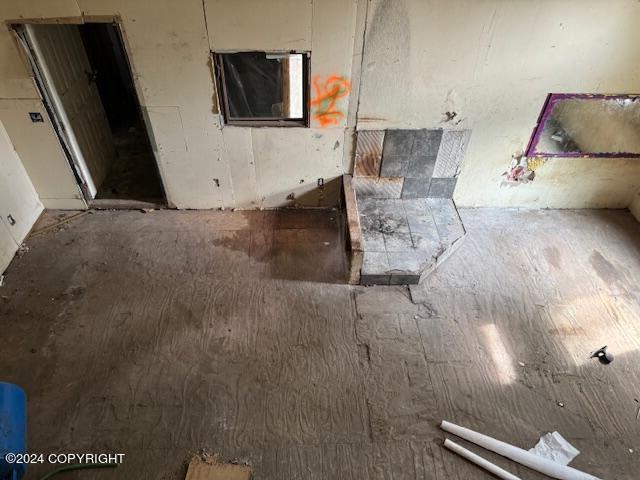 interior space featuring hardwood / wood-style floors