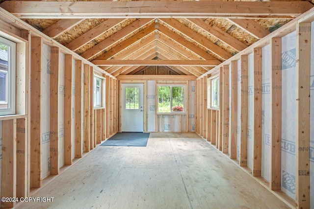 view of storage room