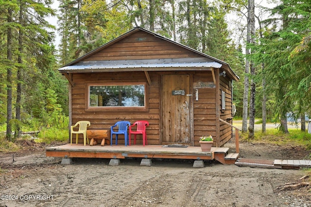 view of outdoor structure