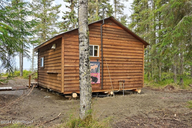 view of outbuilding