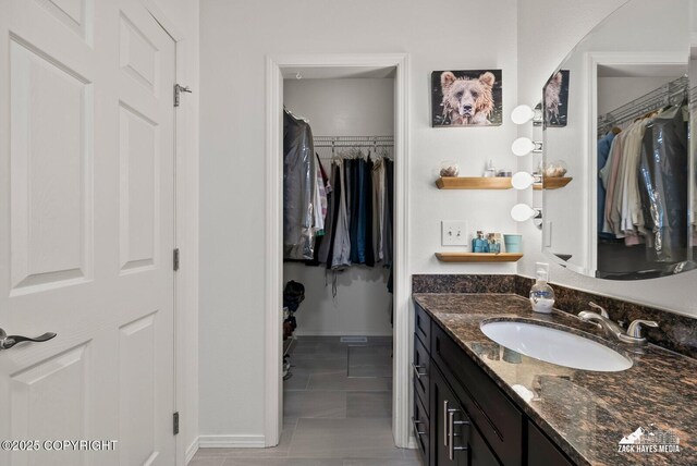 12230 Rainbow Ave, Anchorage, AK 99516 - full bath featuring vanity and a spacious closet