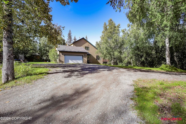 view of front of property with an attached garage