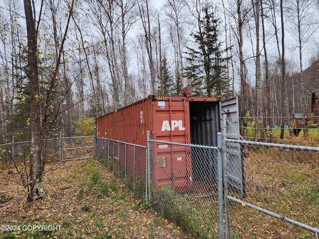 view of outbuilding