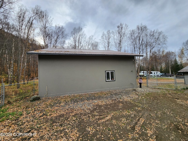 view of side of property