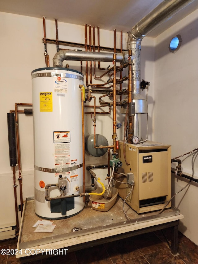 20527 Mark Cir, Chugiak, AK 99567 - utilities featuring strapped water heater