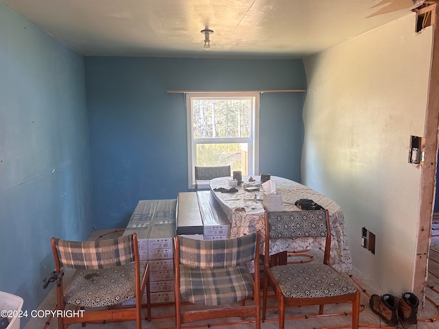 view of dining area