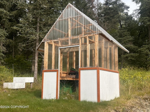 view of greenhouse