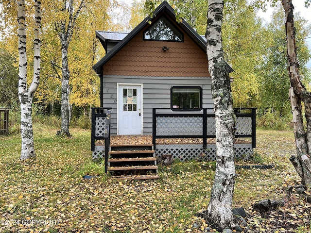 view of outdoor structure