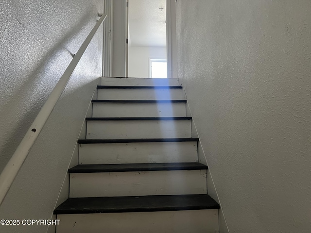 view of stairway