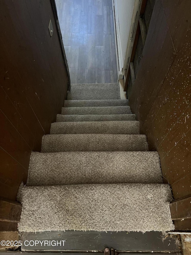 view of stairs