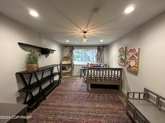 345 C St, Seldovia, AK 99663 - bedroom featuring baseboards and recessed lighting