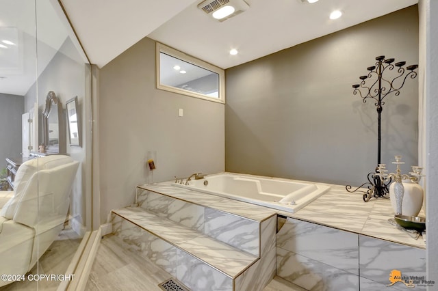 8100 Sky Mountain Ln, Anchorage, AK 99502 - full bath with a garden tub