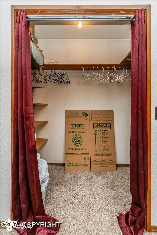 view of closet