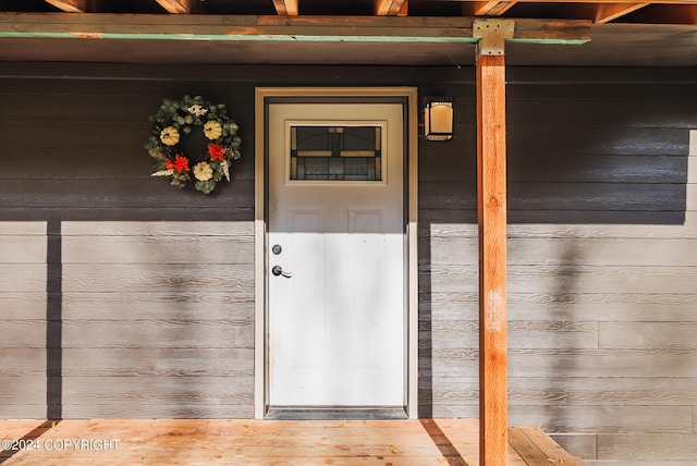 view of property entrance